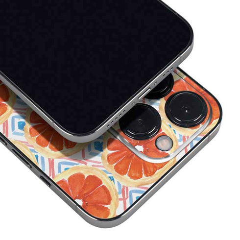 Bouffants and Broken Hearts Citrus Geo iPhone 13 Pro Max Skin